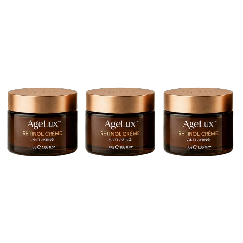 AgeLux™ Retinolcrème | Verminder tot 98% van uw rimpels en zie er binnen slechts 7 dagen 15 jaar jonger uit!