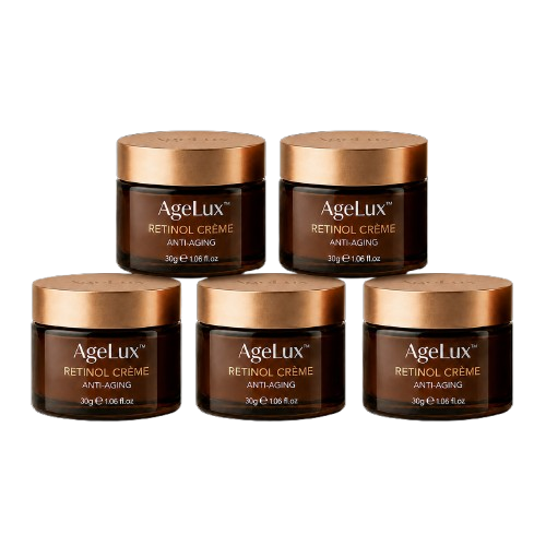 AgeLux™ Retinolcrème | Verminder tot 98% van uw rimpels en zie er binnen slechts 7 dagen 15 jaar jonger uit!