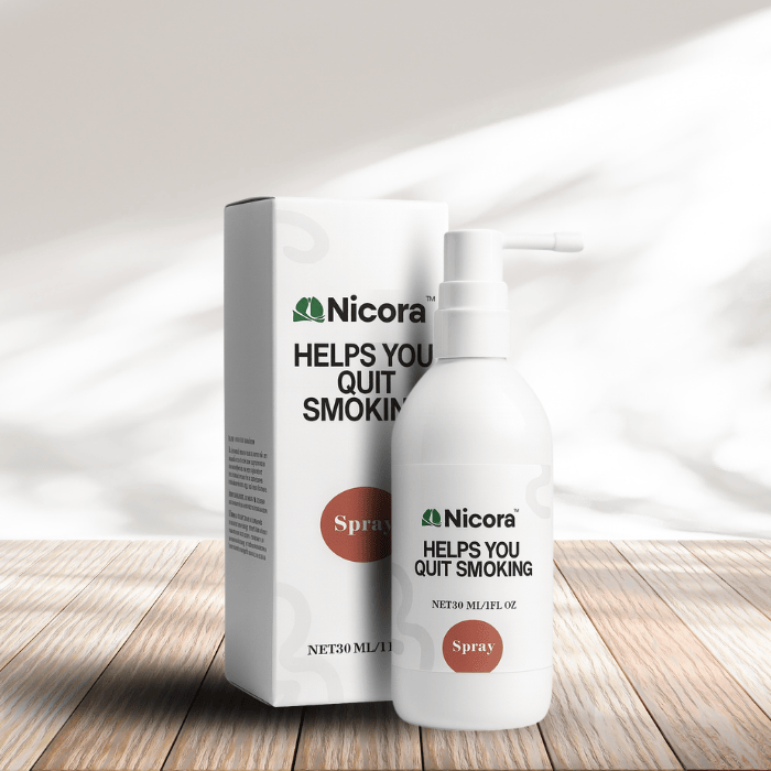 Nicora™ Anti-Nicotine Spray |   Voorgoed rookvrij in slechts 3 weken!